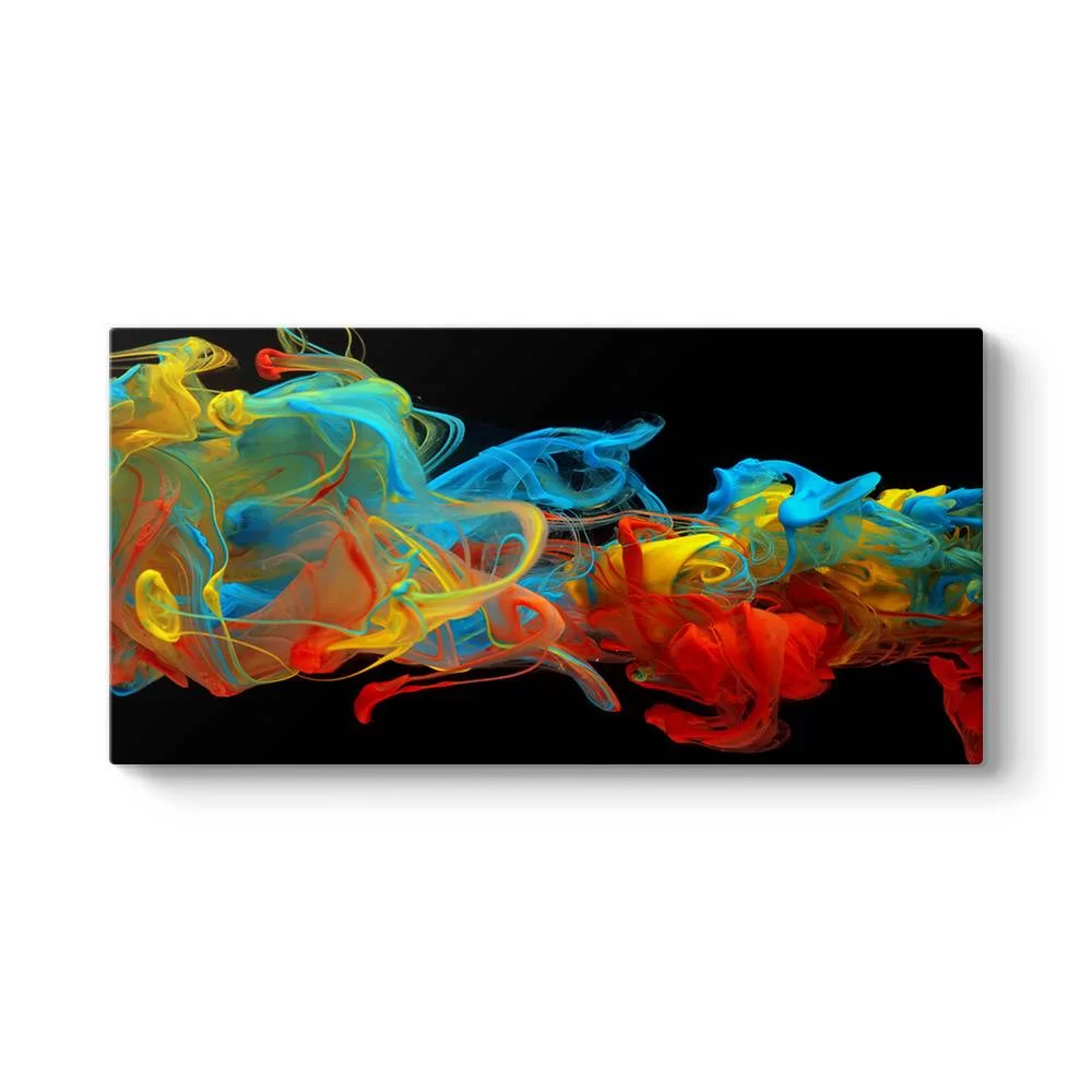 Colorful Swirl Panorama Tablo - Model 5